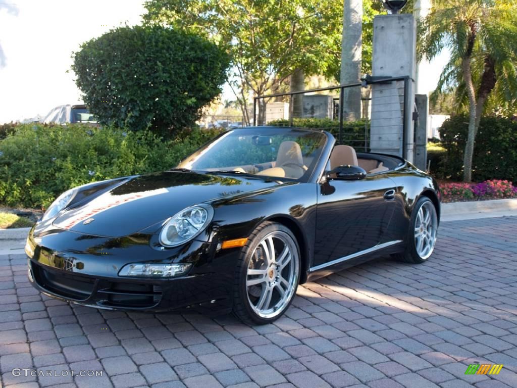 Black 2006 Porsche 911 Carrera Cabriolet Exterior Photo #24371850