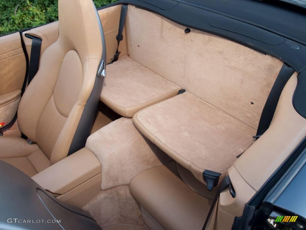 Sand Beige Interior 2006 Porsche 911 Carrera Cabriolet Photo #24371898