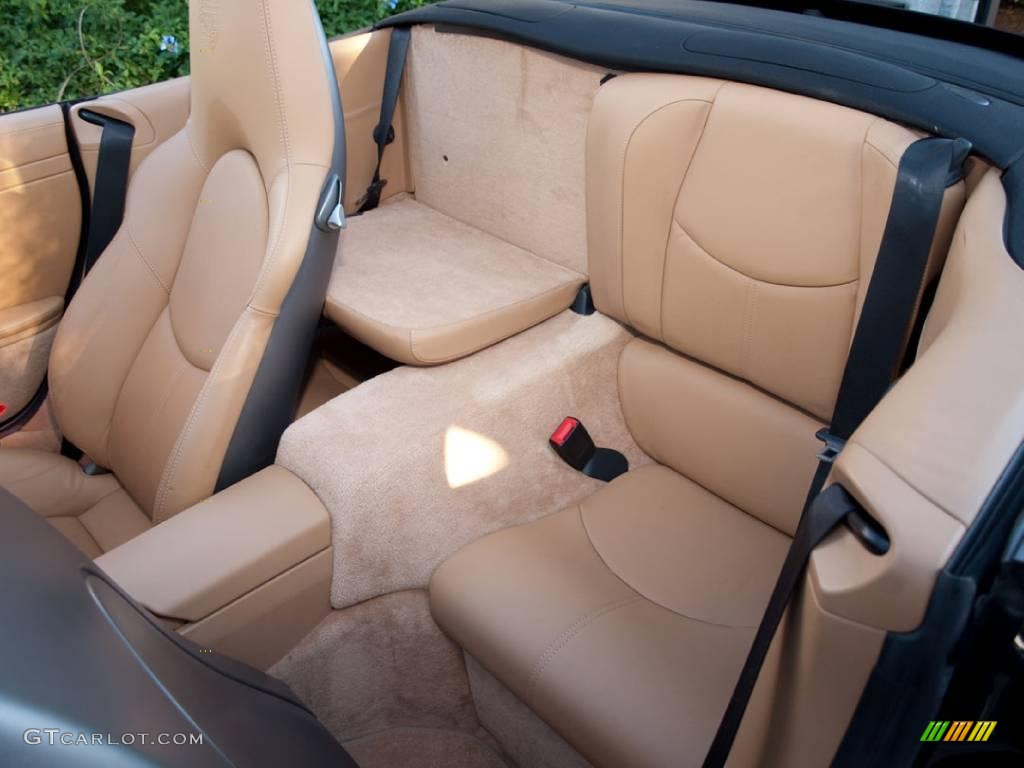 Sand Beige Interior 2006 Porsche 911 Carrera Cabriolet Photo #24371910