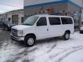 2009 Oxford White Ford E Series Van E350 Super Duty XLT Passenger  photo #3