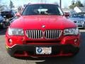 2007 Crimson Red BMW X3 3.0si  photo #3