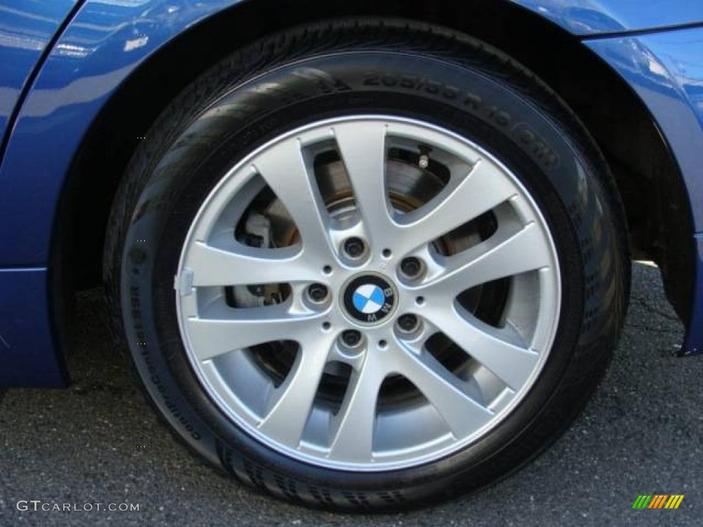 2007 3 Series 328xi Sedan - Montego Blue Metallic / Beige photo #23