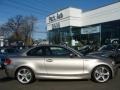 2009 Cashmere Silver Metallic BMW 1 Series 135i Coupe  photo #1