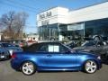 2009 Montego Blue Metallic BMW 1 Series 128i Convertible  photo #2