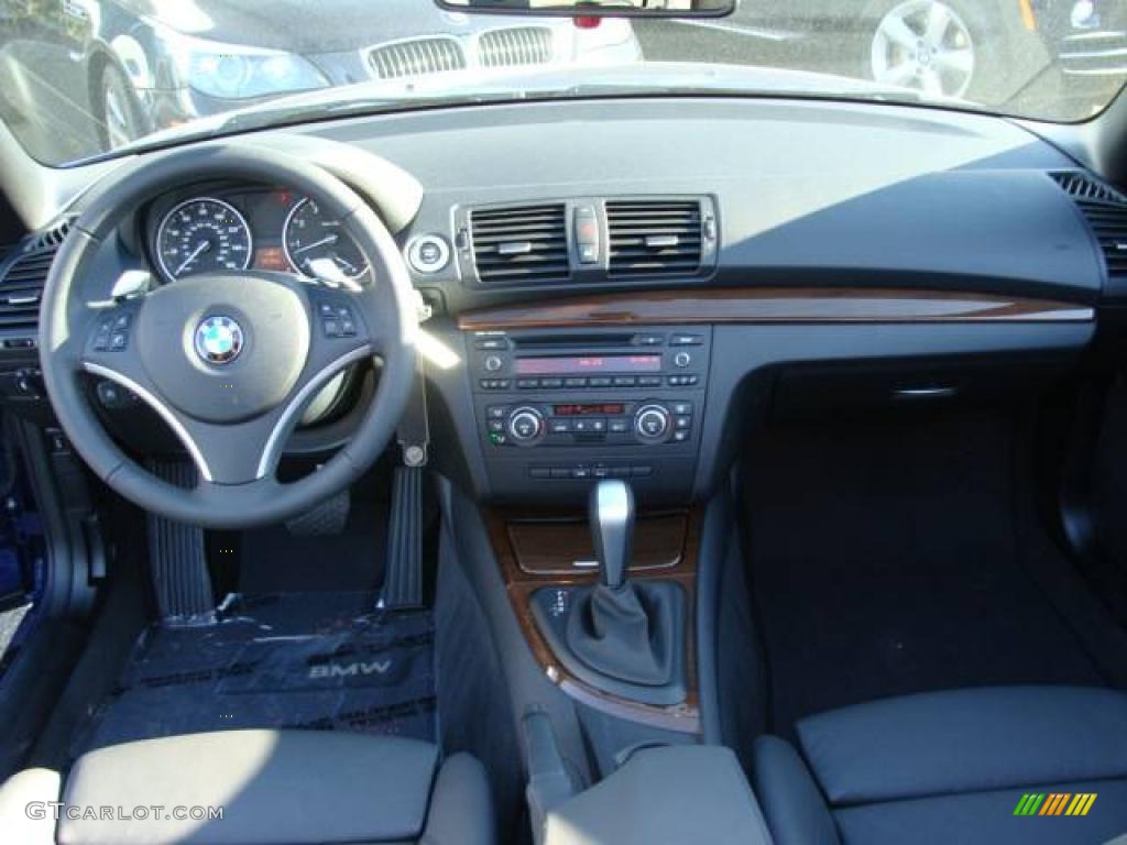 2009 1 Series 128i Convertible - Montego Blue Metallic / Black Boston Leather photo #19