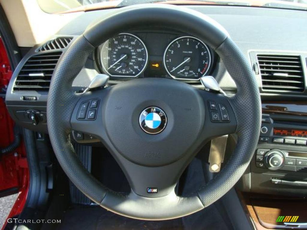 2009 1 Series 135i Coupe - Crimson Red / Savanna Beige/Black Boston Leather photo #13