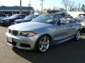 2009 Blue Water Metallic BMW 1 Series 135i Convertible  photo #6