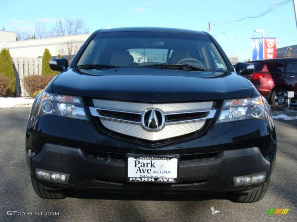 2007 MDX Technology - Formal Black Pearl / Parchment photo #2