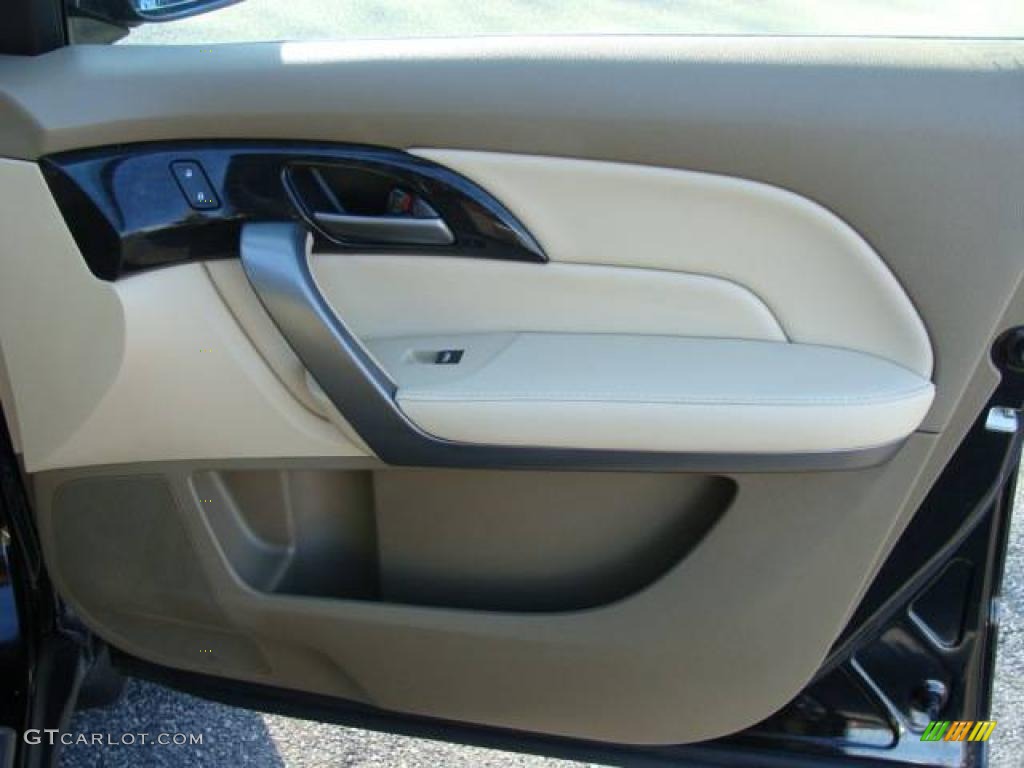 2007 MDX Technology - Formal Black Pearl / Parchment photo #22