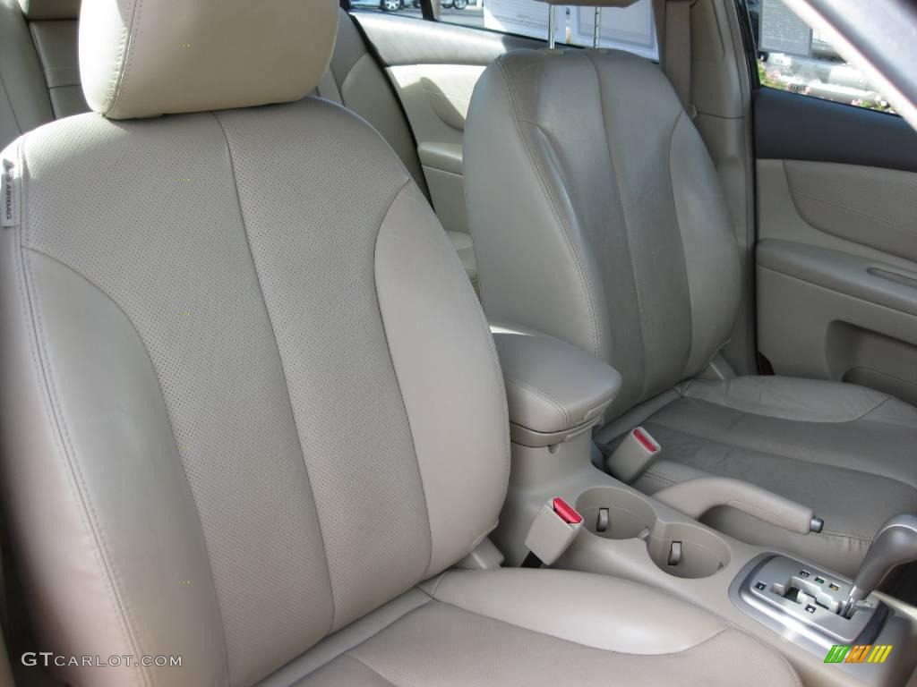 2006 Optima LX V6 - Black / Beige photo #8