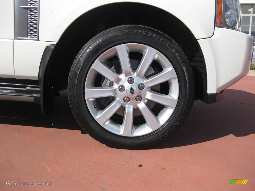 2007 Range Rover Supercharged - Chawton White / Ivory/Black photo #9