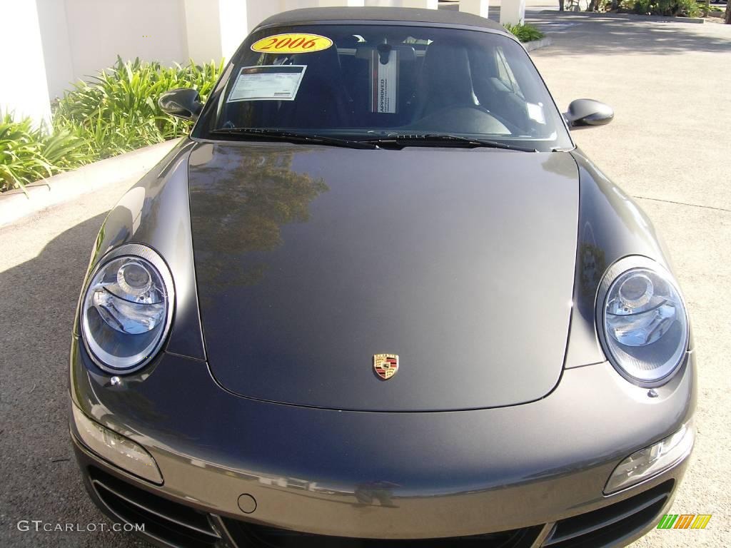 2006 911 Carrera S Cabriolet - Slate Grey Metallic / Black photo #5