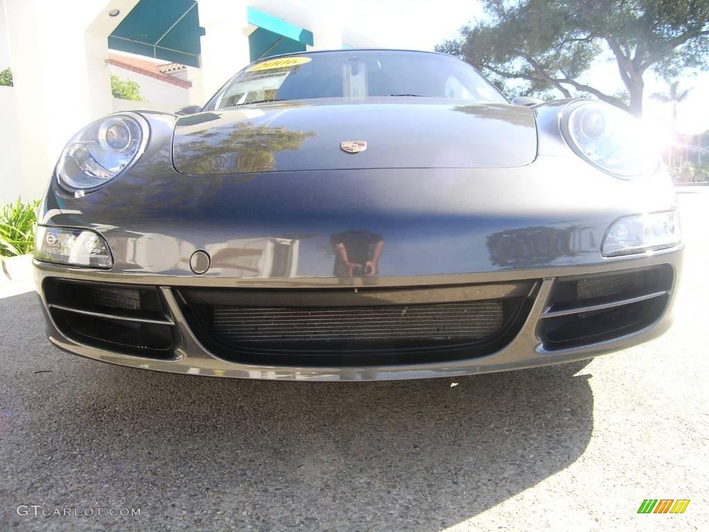 2006 911 Carrera S Cabriolet - Slate Grey Metallic / Black photo #10