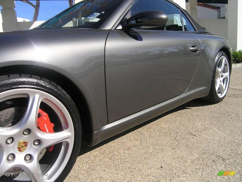 2006 911 Carrera S Cabriolet - Slate Grey Metallic / Black photo #11