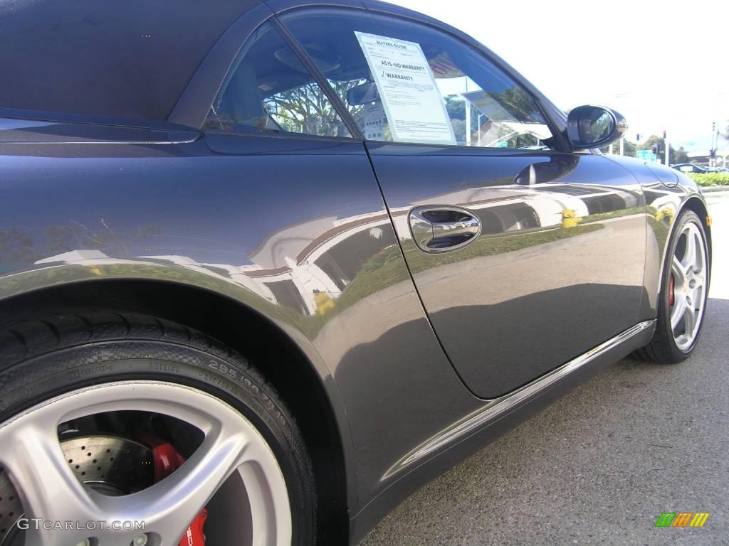 2006 911 Carrera S Cabriolet - Slate Grey Metallic / Black photo #16