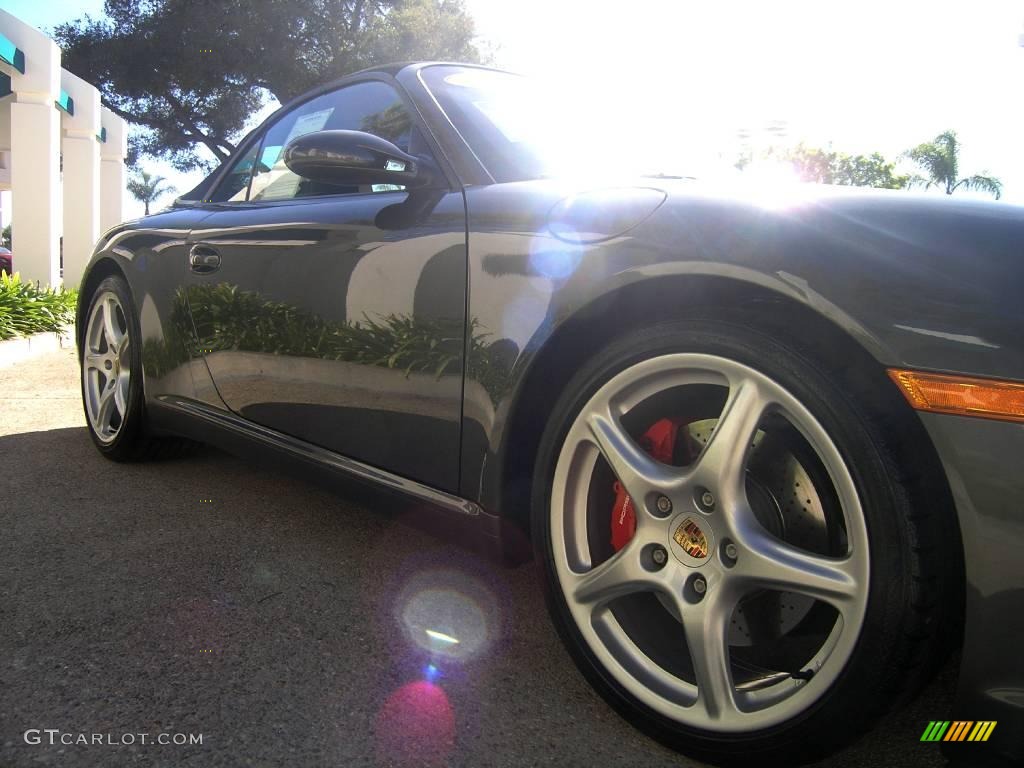 2006 911 Carrera S Cabriolet - Slate Grey Metallic / Black photo #17