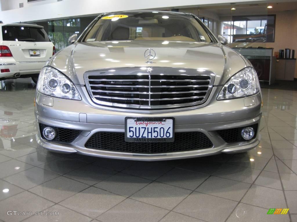 2008 S 65 AMG Sedan - Pewter Metallic / Cashmere/Savanna photo #2