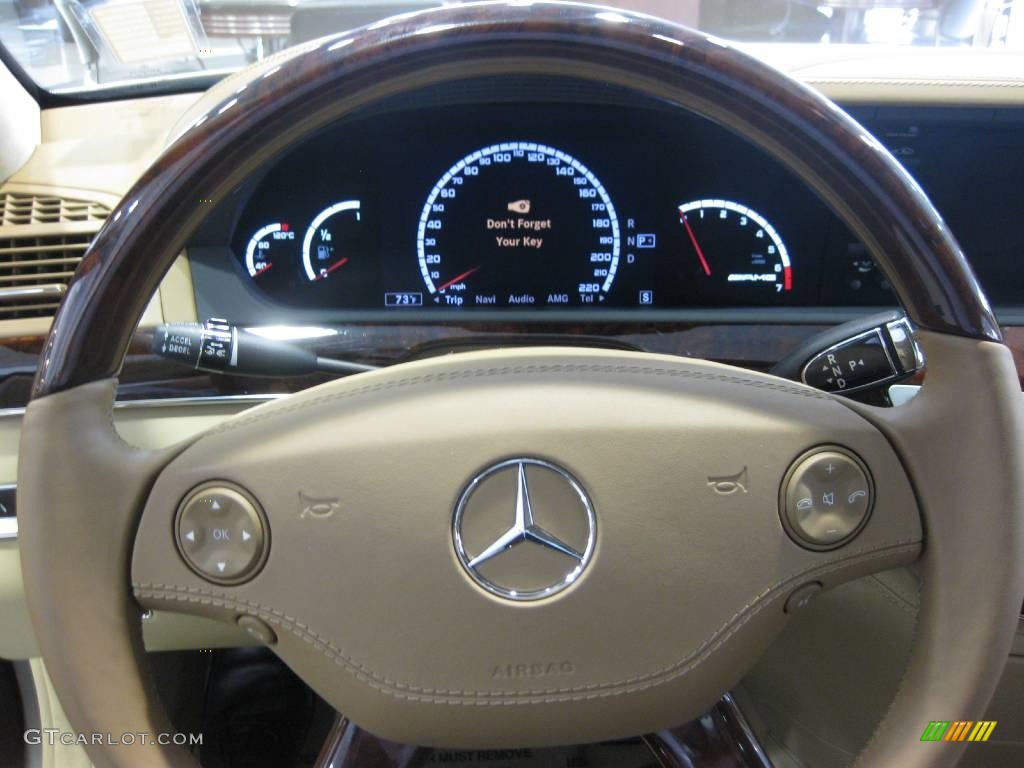 2008 S 65 AMG Sedan - Pewter Metallic / Cashmere/Savanna photo #17