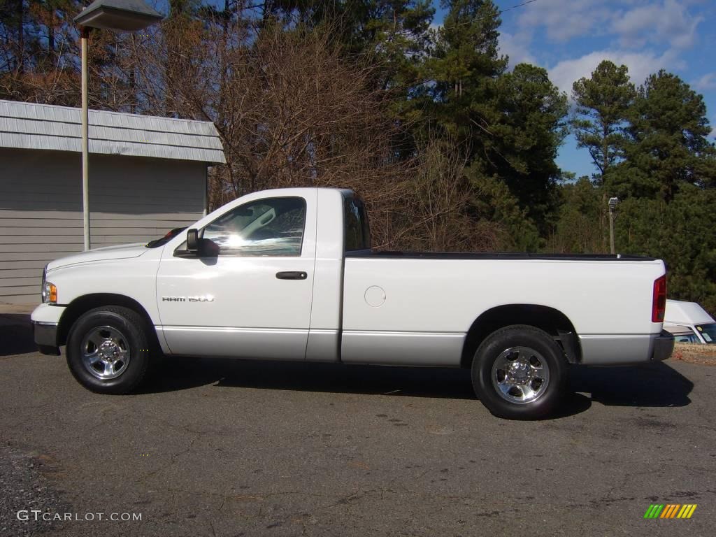 2004 Ram 1500 SLT Regular Cab - Bright White / Dark Slate Gray photo #2