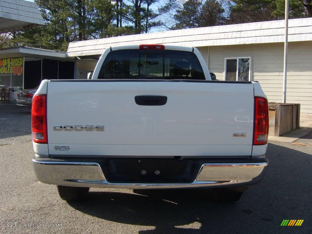 2004 Ram 1500 SLT Regular Cab - Bright White / Dark Slate Gray photo #3