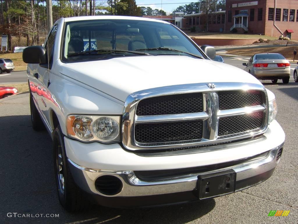 2004 Ram 1500 SLT Regular Cab - Bright White / Dark Slate Gray photo #6