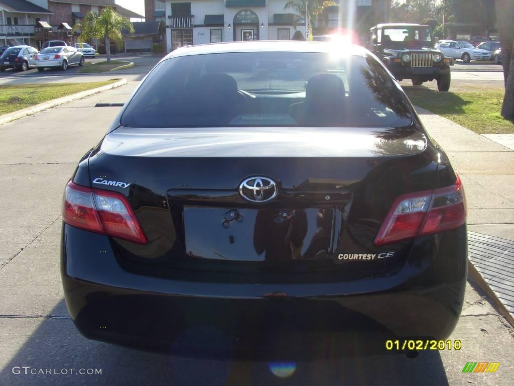 2007 Camry CE - Black / Bisque photo #2