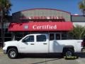 2008 Summit White GMC Sierra 2500HD SLE Crew Cab 4x4  photo #1