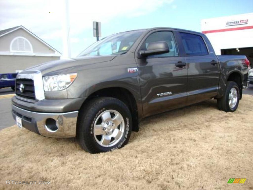 2007 Tundra SR5 TRD CrewMax 4x4 - Pyrite Mica / Beige photo #1