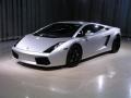 Silver 2005 Lamborghini Gallardo Coupe E-Gear Exterior