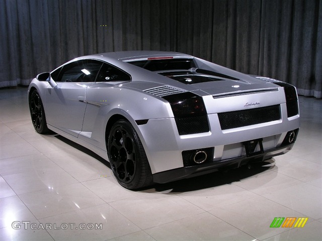 Silver 2005 Lamborghini Gallardo Coupe E-Gear Exterior Photo #243812