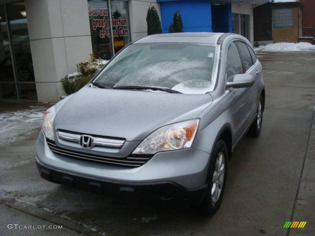 2007 CR-V EX-L 4WD - Glacier Blue Metallic / Black photo #8
