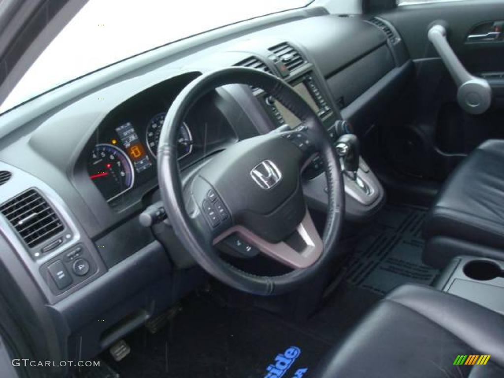 2007 CR-V EX-L 4WD - Glacier Blue Metallic / Black photo #15