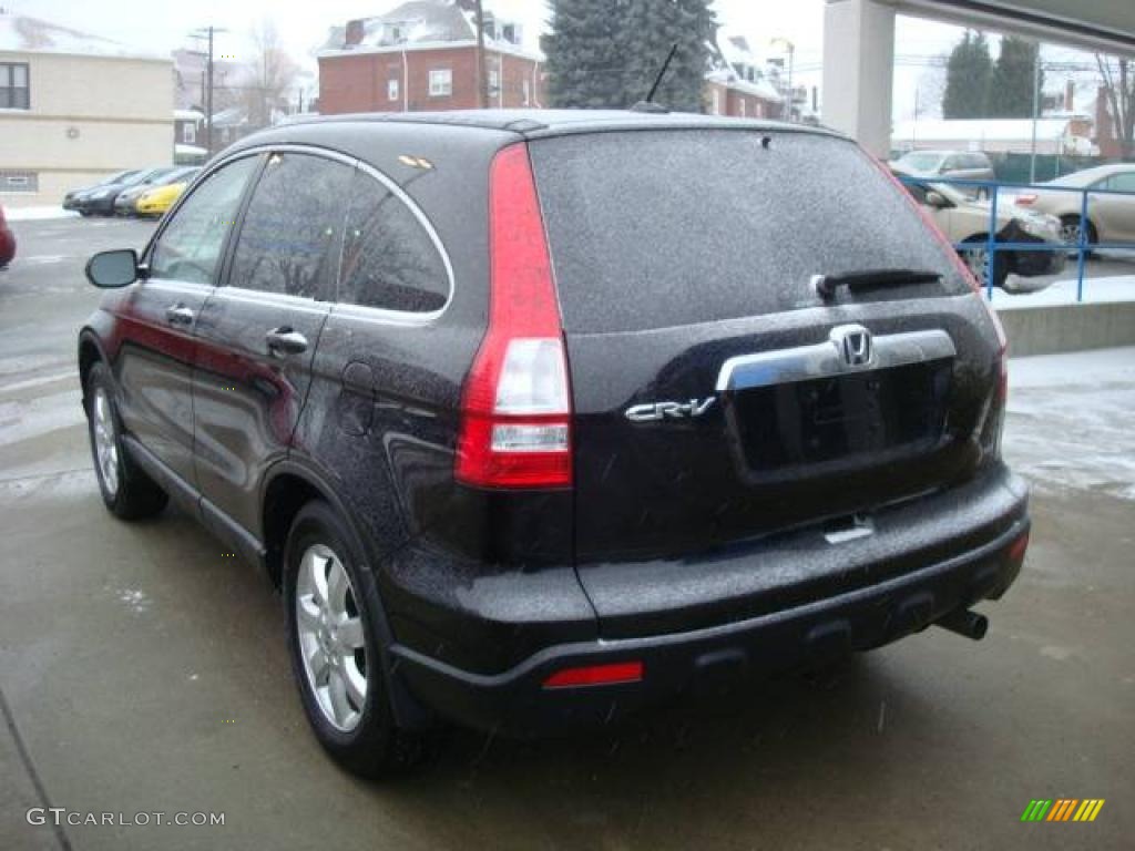 2008 CR-V EX-L 4WD - Nighthawk Black Pearl / Black photo #2