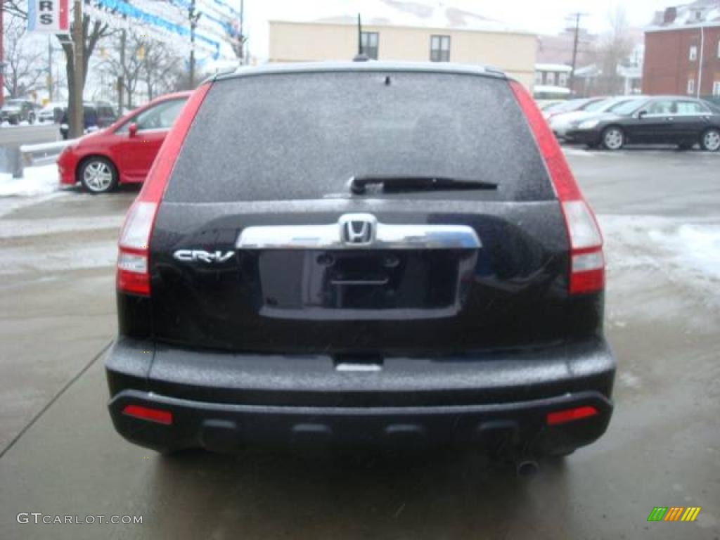 2008 CR-V EX-L 4WD - Nighthawk Black Pearl / Black photo #3