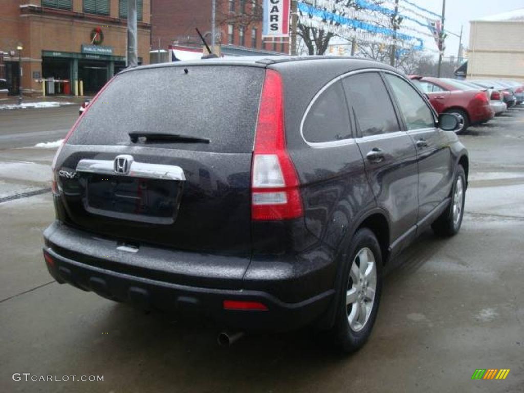 2008 CR-V EX-L 4WD - Nighthawk Black Pearl / Black photo #4