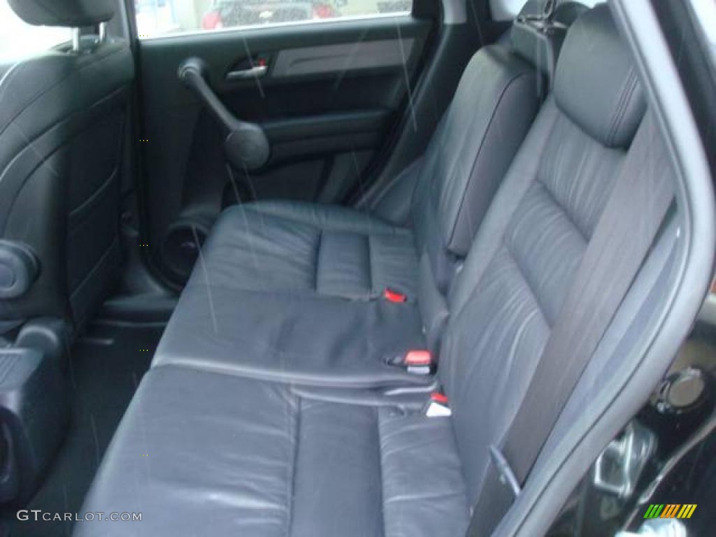 2008 CR-V EX-L 4WD - Nighthawk Black Pearl / Black photo #11