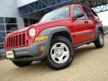 Flame Red 2005 Jeep Liberty Sport