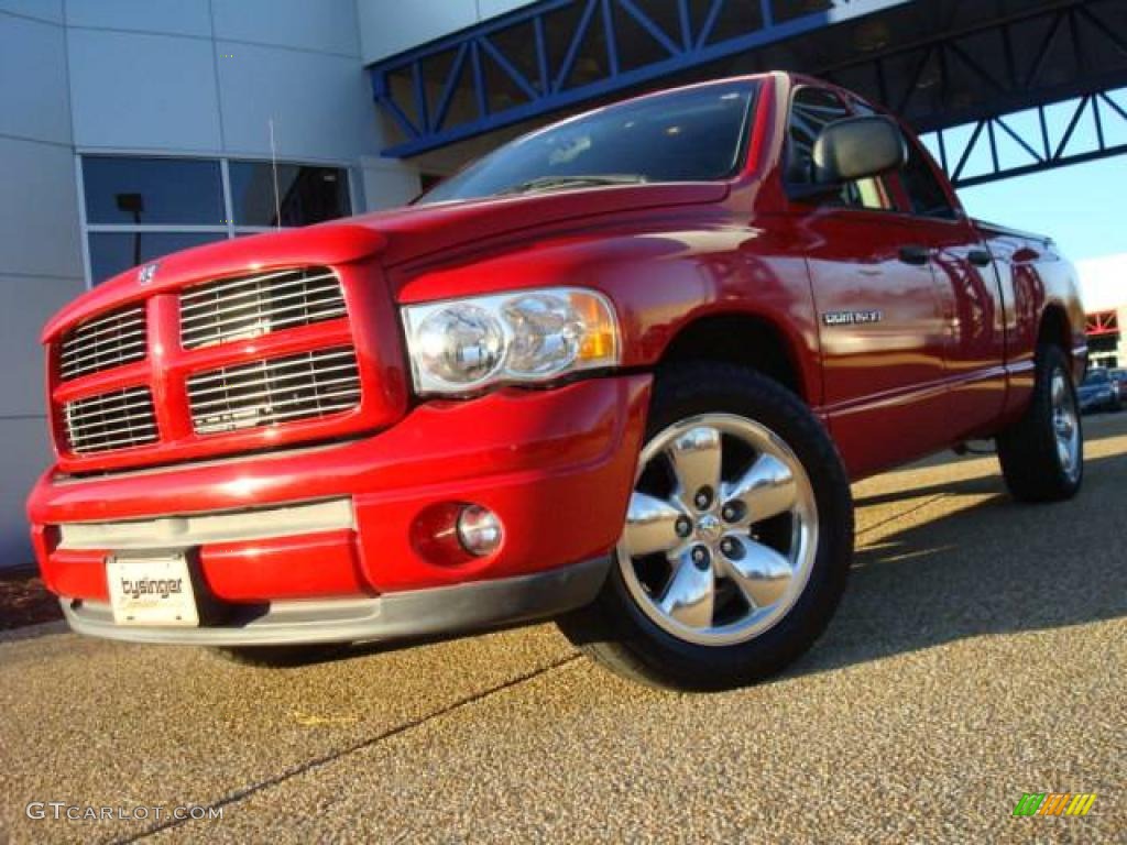 Flame Red Dodge Ram 1500