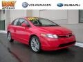 2007 Rallye Red Honda Civic Si Sedan  photo #1