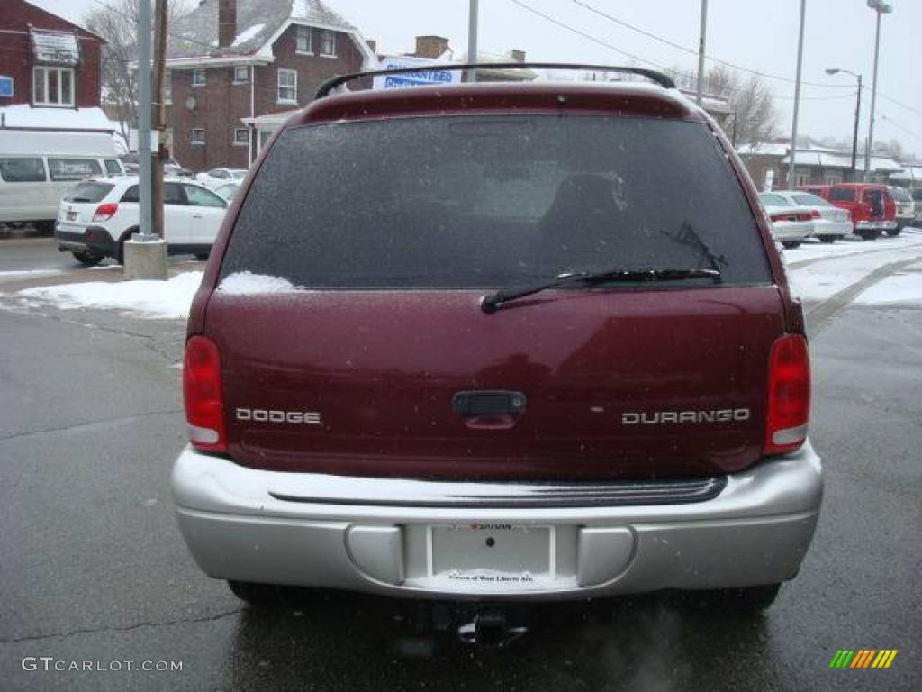 2002 Durango SLT 4x4 - Dark Garnet Red Pearl / Dark Slate Gray photo #3