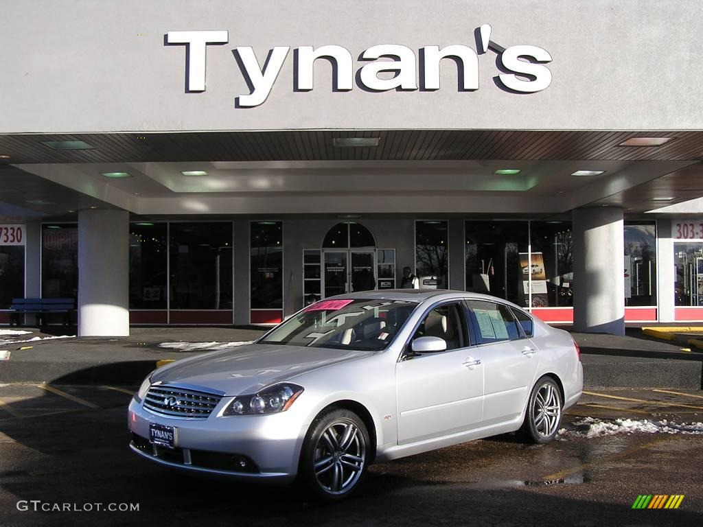 2006 M 35 Sedan - Liquid Platinum Metallic / Wheat photo #1