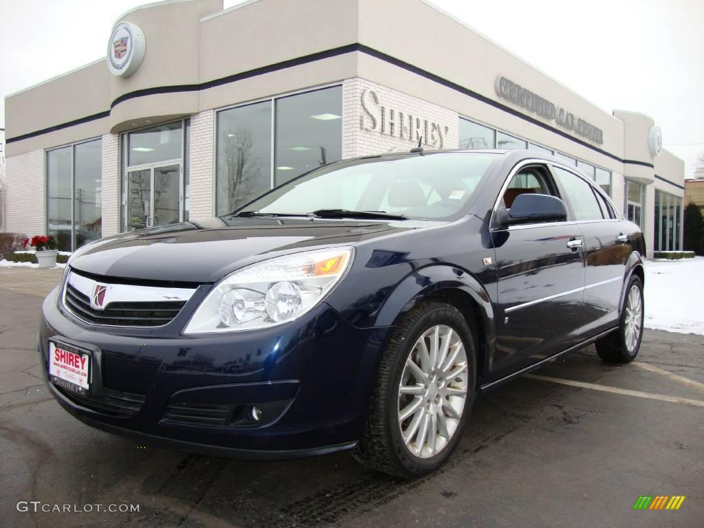 2007 Aura XR - Midnight Blue Metallic / Morocco Brown photo #1