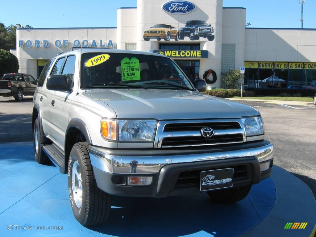 1999 4Runner  - Millennium Silver Metallic / Gray photo #1