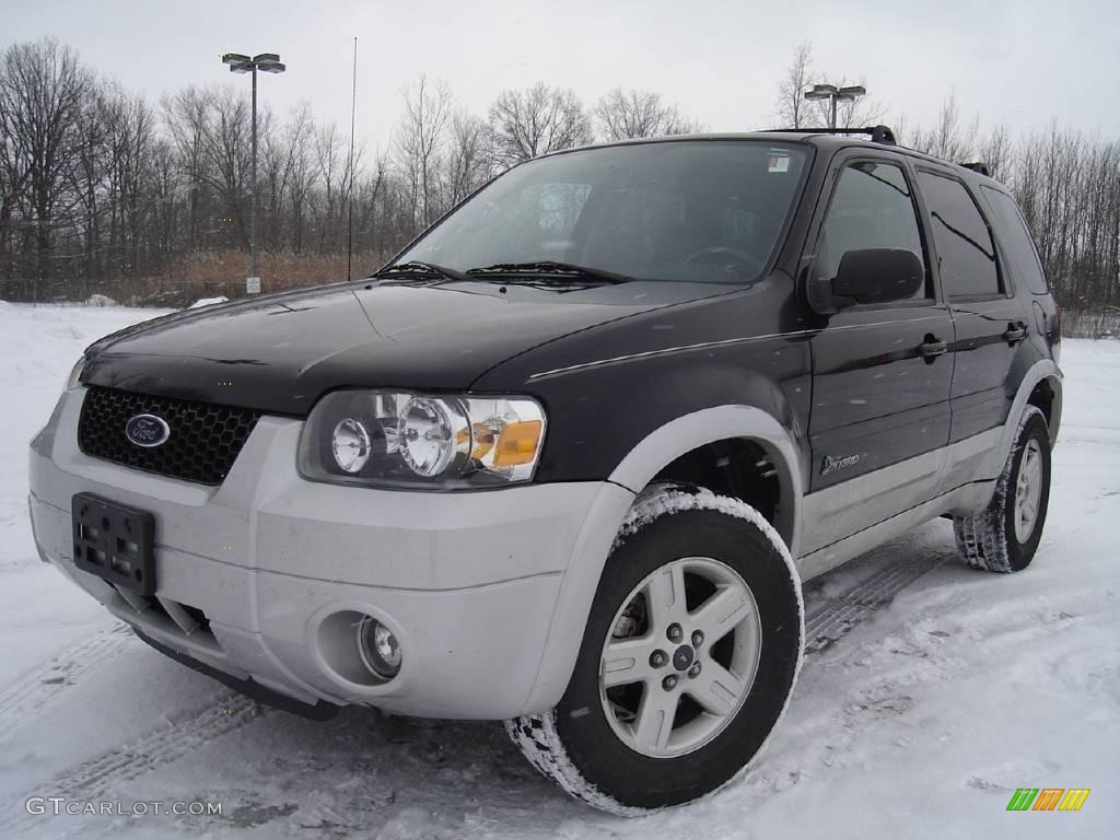 2006 Escape Hybrid - Black / Medium/Dark Flint photo #1