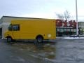 Yellow 2006 Ford E Series Cutaway E450 Commercial Delivery Truck