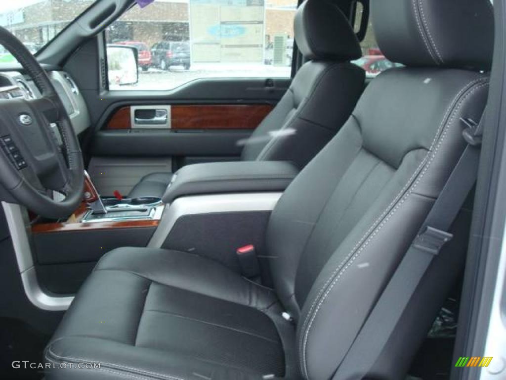 2010 F150 Lariat SuperCrew 4x4 - Ingot Silver Metallic / Black photo #10