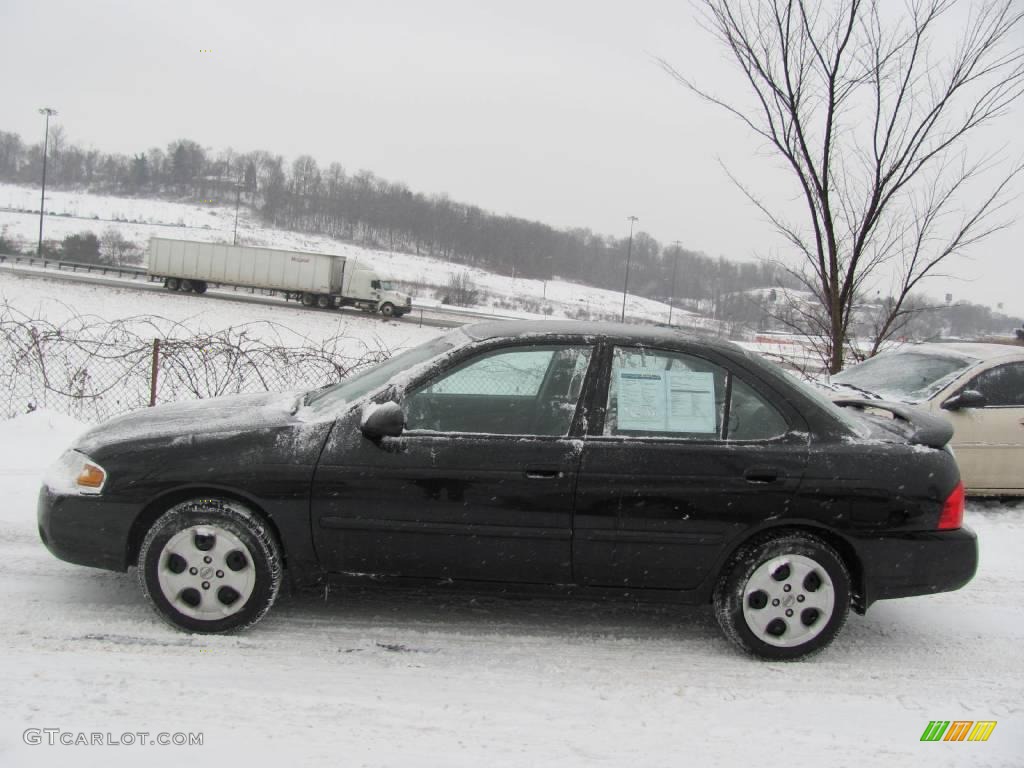 2006 Sentra 1.8 S - Blackout / Taupe Beige photo #2