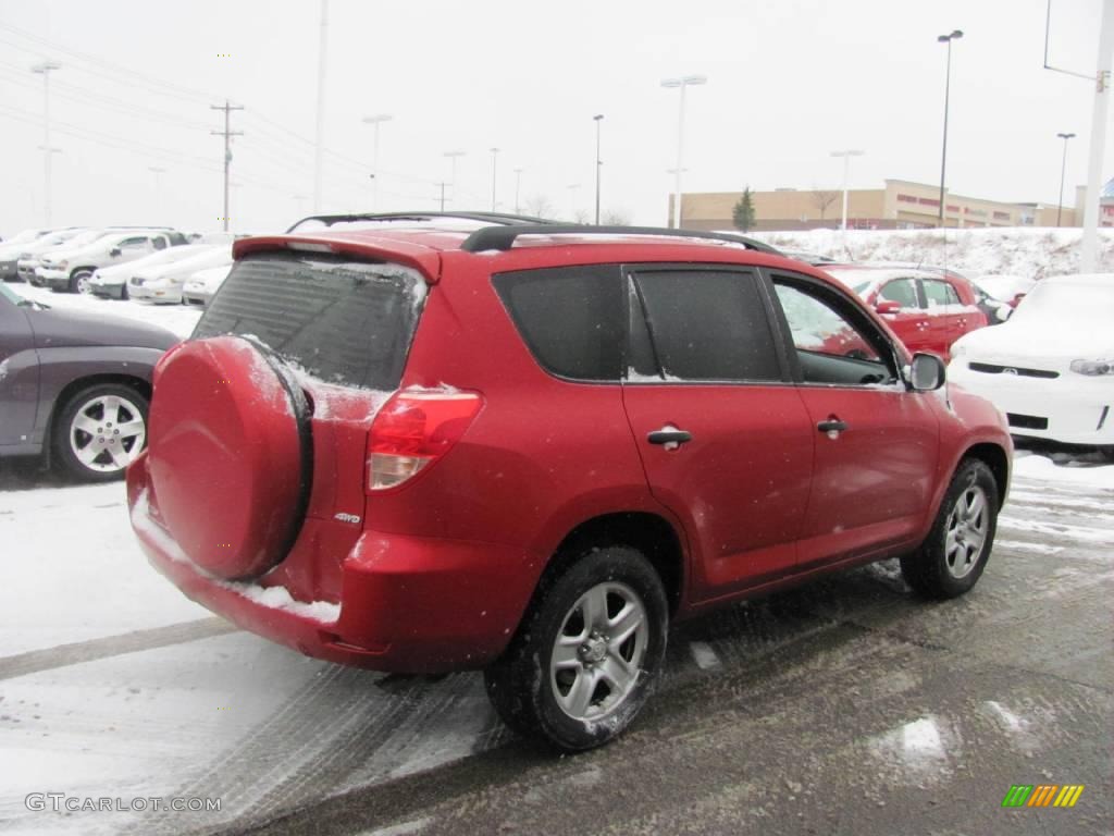 2007 RAV4 4WD - Barcelona Red Pearl / Ash Gray photo #5