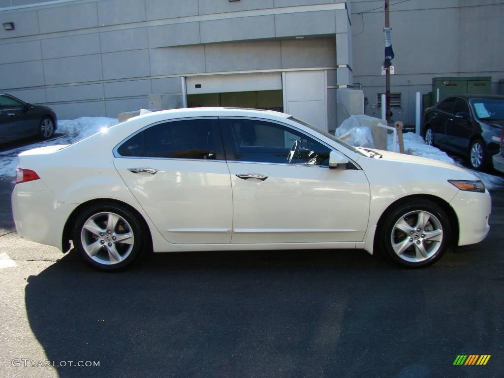 2009 TSX Sedan - Premium White Pearl / Ebony photo #5
