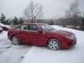 2010 Sangria Red Metallic Ford Fusion SE  photo #1